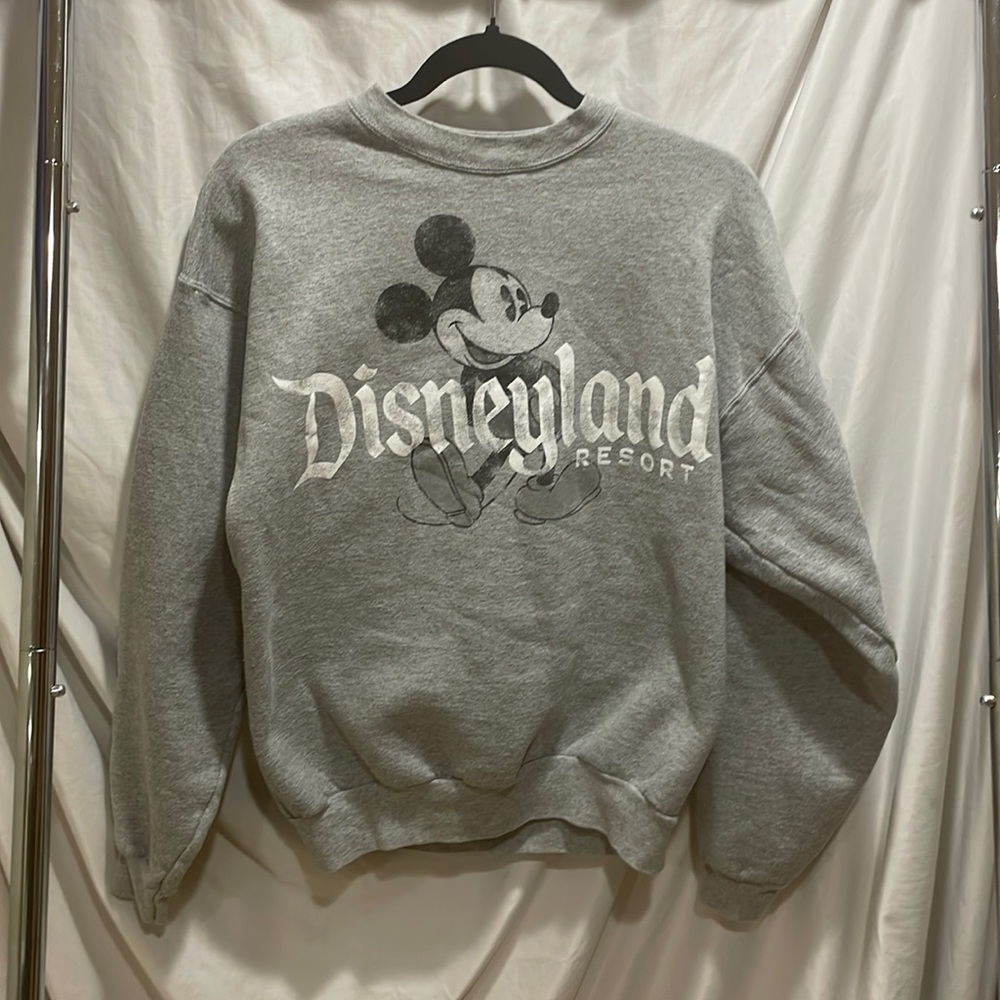 Disneyland Gray Mickey Mouse Sweatshirt